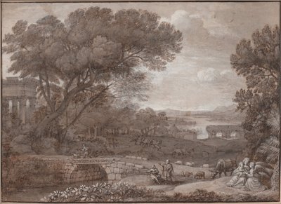 Landscape with the Rest on the Flight into Egypt, 1660 by Claude Lorrain