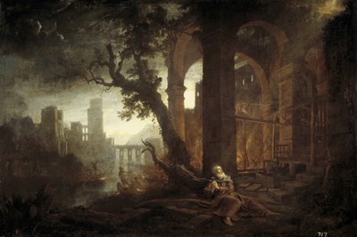Landscape with the Temptation of Saint Anthony by Claude Lorrain