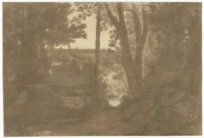 Landscape with View through Trees by Claude Lorrain