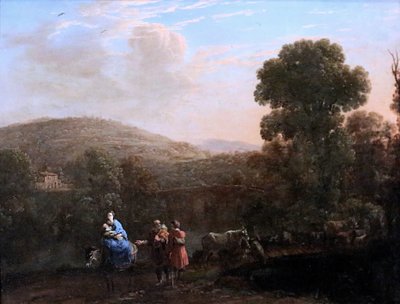 Flight into Egypt by Claude Lorrain