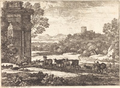 The Herd Returning in Stormy Weather by Claude Lorrain