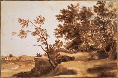 Tiber Landscape with Castel Sant