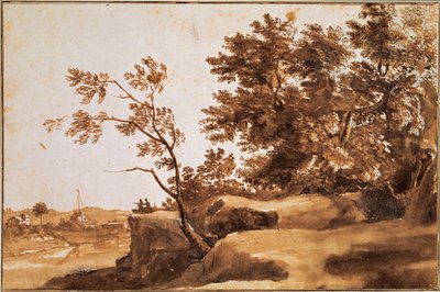 Tiber Landscape with Castel Sant