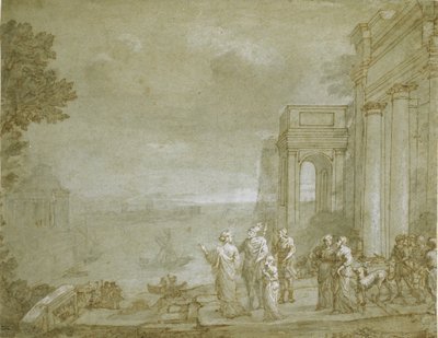 View of Carthage with Dido and Aeneas by Claude Lorrain