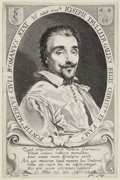 Joseph Trullier by Claude Mellan