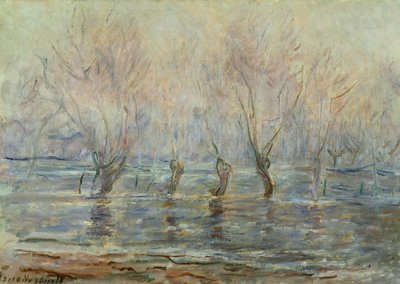 Flood in Giverny by Claude Monet