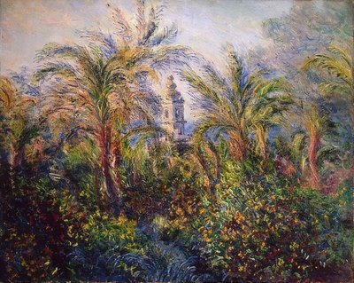 Garden in Bordighera, Impression in the Morning by Claude Monet