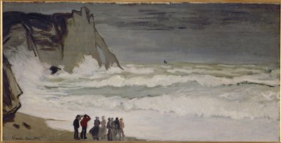 Big Sea at Etretat by Claude Monet
