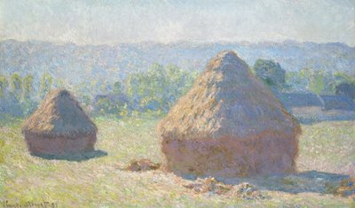 Haystacks, End of Summer by Claude Monet