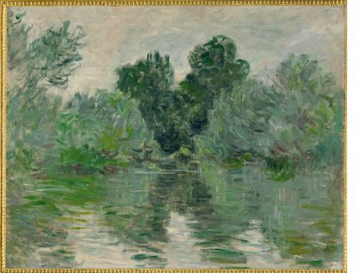 A Branch of the Seine by Claude Monet