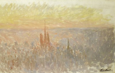 View of Rouen by Claude Monet