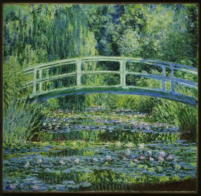 Water Lilies and Japanese Bridge by Claude Monet