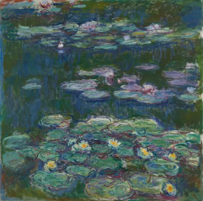 White and Yellow Waterlilies by Claude Monet