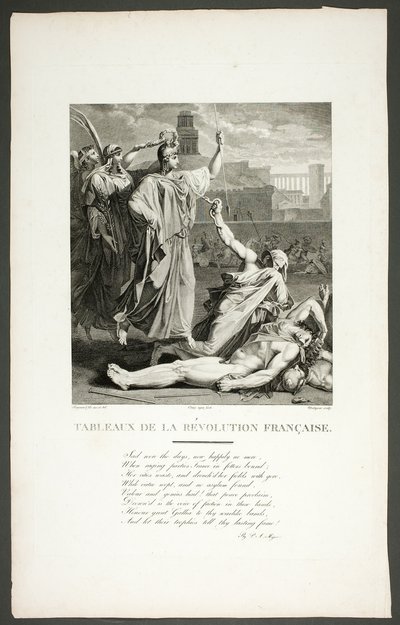 Frontispiece to the series Tableaux of the French Revolution by Claude Nicolas Malapeau