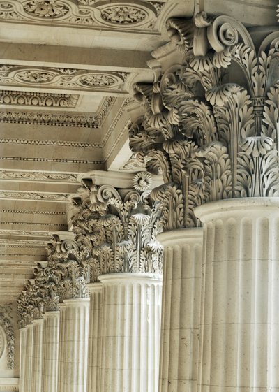 Colonnade by Claude Perrault, Corinthian Capitals by Claude Perrault