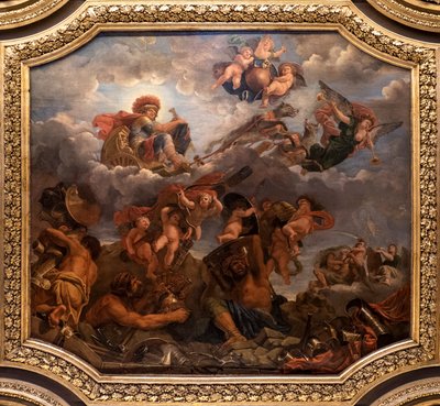 Mars on His Chariot Pulled by Wolves by Claude the Younger Audran