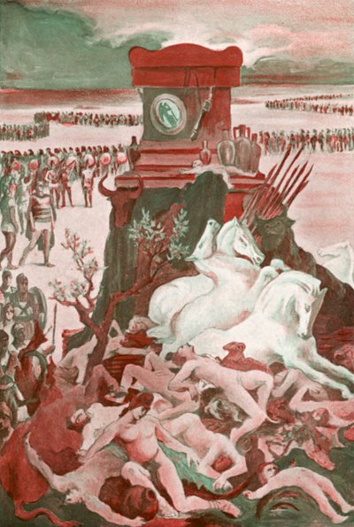 Illustration for the Iliad by Homer by Clement Goutier