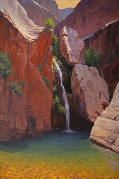 Hidden Desert Waterfall by Cody DeLong