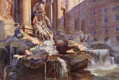 Fountain of Trevi, Rome by Commendator Formilli
