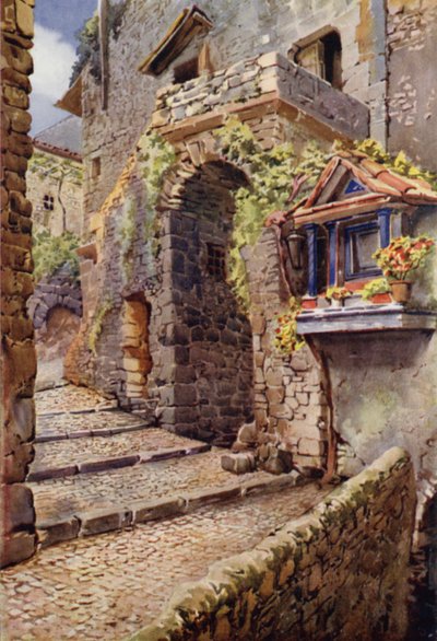 Mediaeval Houses, Alatri by Commendator Formilli