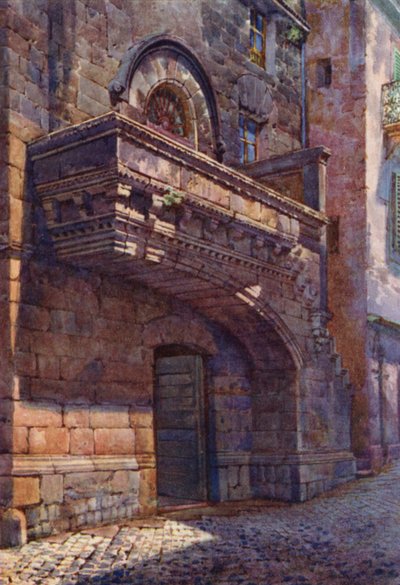 The Balcony of Bella Galiana, Viterbo by Commendator Formilli