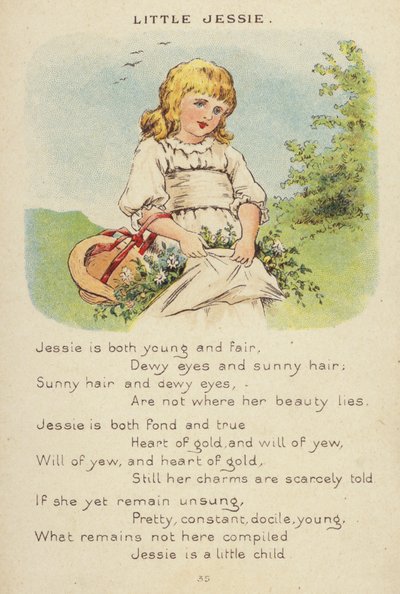 Nursery Rhyme: Little Jessie by Constance Haslewood