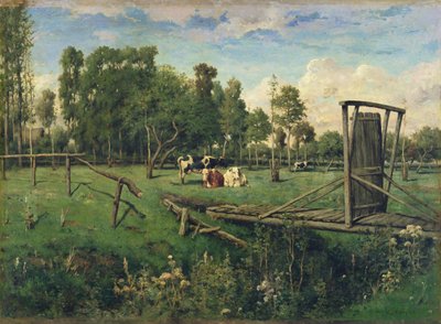 A Pasture in Normandy by Constant Emile Troyon