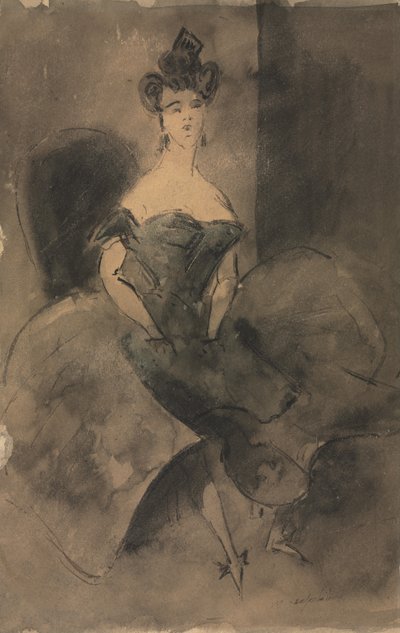 In Expectation by Constantin Guys