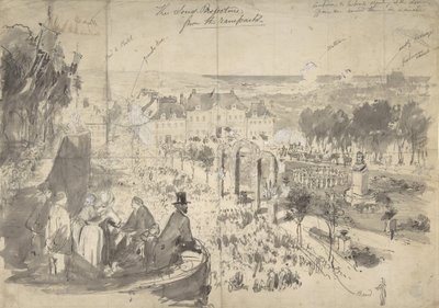 The Visit of Napoléon III to Boulogne-sur-Mer by Constantin Guys