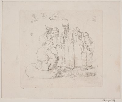 A Russian Sailor at the Customs House by Constantin Hansen