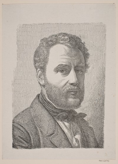 Portrait of Wilhelm Marstrand by Constantin Hansen