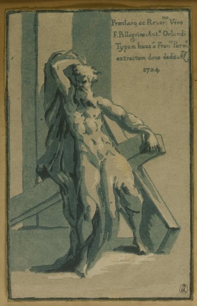 Saint Andrew Seated on His Cross by Conte Antonio Maria Zanetti the Elder