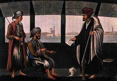 Arabs on Board the Swiftsure by Cooper (after) Willyams