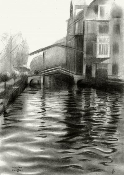 City Canal Reflections by Corné Akkers
