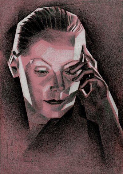 Elegant Geometric Portrait by Corné Akkers