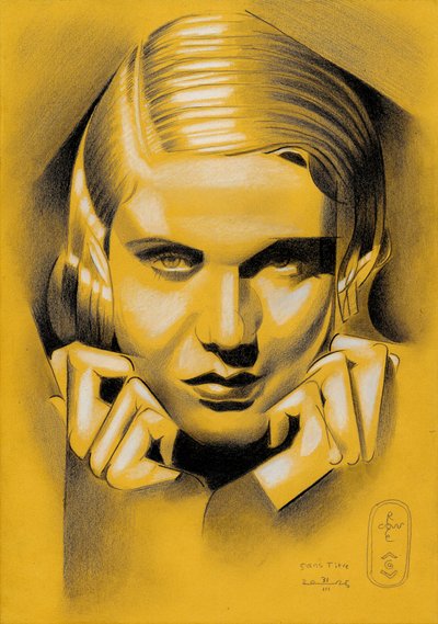 Elegant Woman Portrait by Corné Akkers