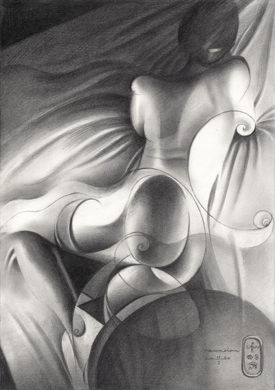 Ethereal Female Form by Corné Akkers