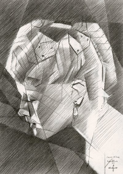 Geometric Profile Portrait by Corné Akkers