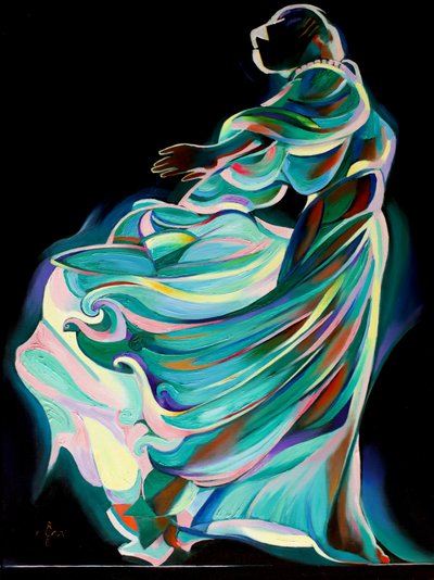 Graceful Vibrant Dancer by Corné Akkers