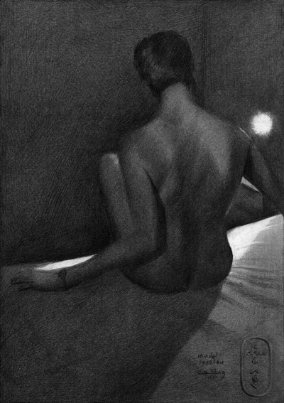 Nude Figure Study by Corné Akkers