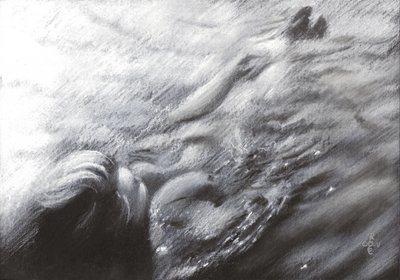 Woman Emerging From Water by Corné Akkers