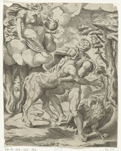 Jupiter, Io, and Juno by Cornelis Bos
