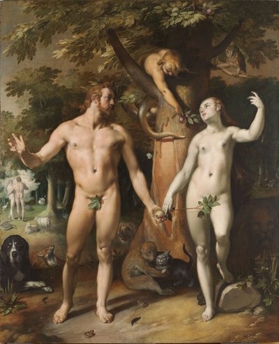 The Fall of Man, 1592 by Cornelis Cornelisz van Haarlem