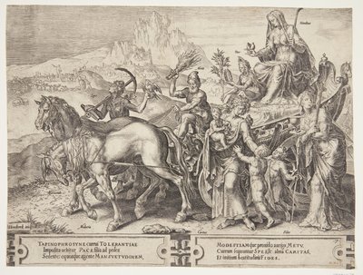 The Triumph of Humility by Cornelis Cort