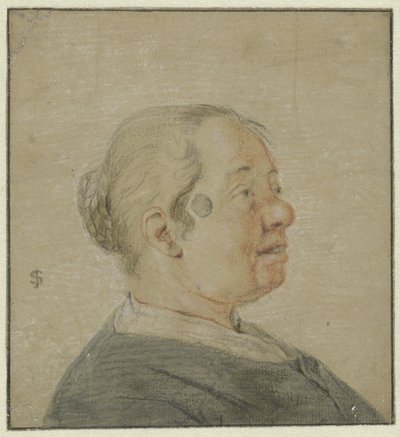 Bust of a Woman, Profile Right by Cornelis Dusart