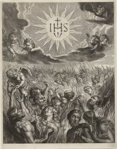 People in Purgatory by Cornelis Galle (I)