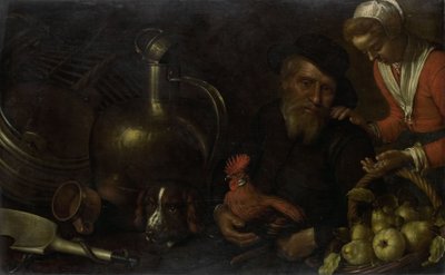 The Poultry Seller by Cornelis Jacobsz Delff