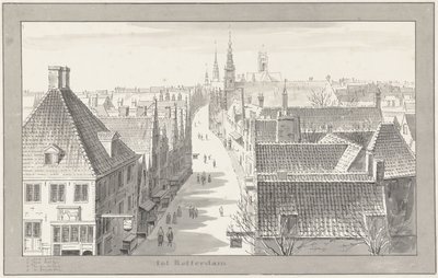 The Hoogstraat in Rotterdam by Cornelis Pronk