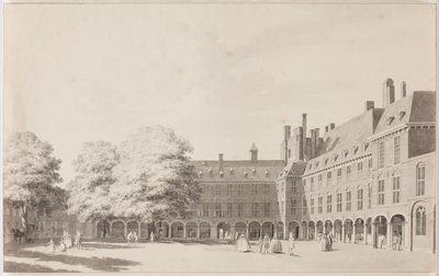 The Binnenhof in The Hague by Cornelis Pronk