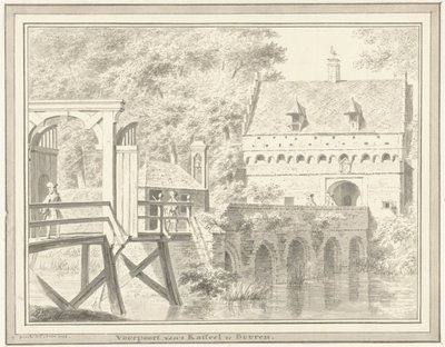 Front Gate of the Castle in Buren by Cornelis Pronk